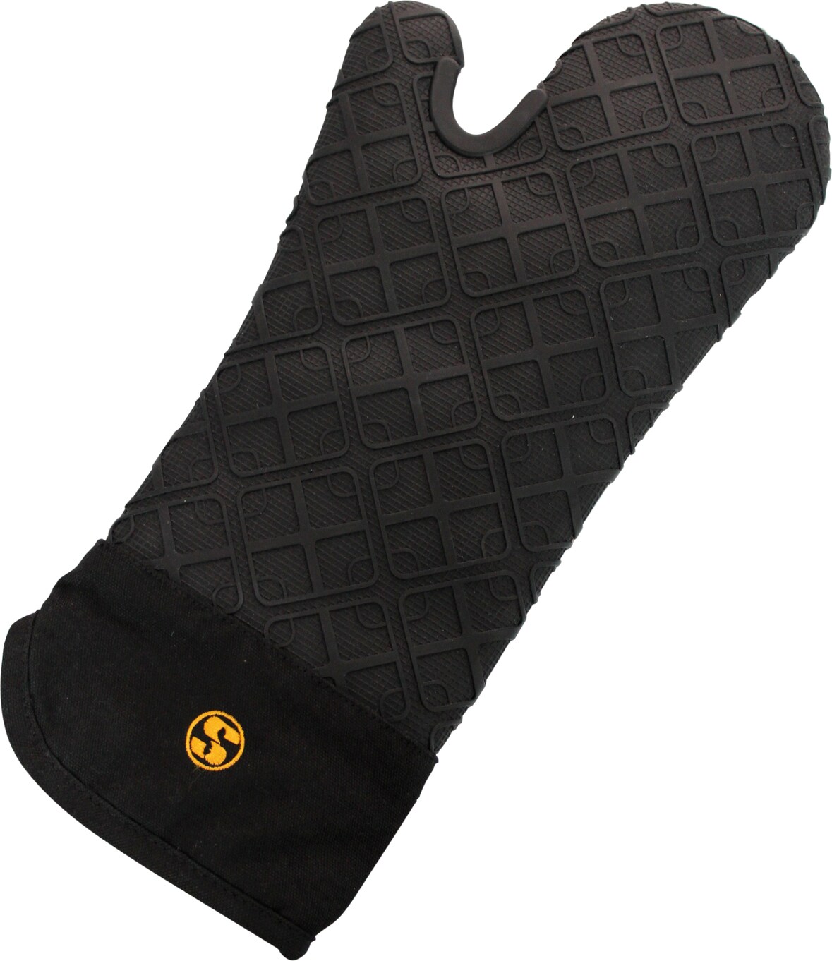 Schneider - Gastrohandschuhe aus Silikon, 380 mm x 150 mm, schwarz