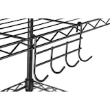 thumbnail of Royal Catering Scaffale in filo metallico - 55 x 45 x 150 cm - 150 kg - nero
