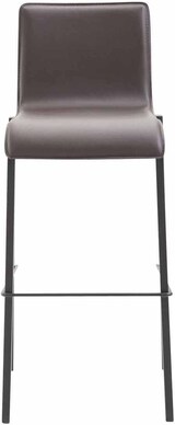 thumbnail of 2er Set Barhocker Kado Kunstleder Square Flach schwarz braun