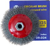 thumbnail of 24x Rundbürste 125mm gewellt Winkelschleifer