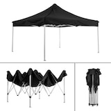 thumbnail of tectake Carpa Olivia 3x3 m con 2 paneles laterales  negro - 403149