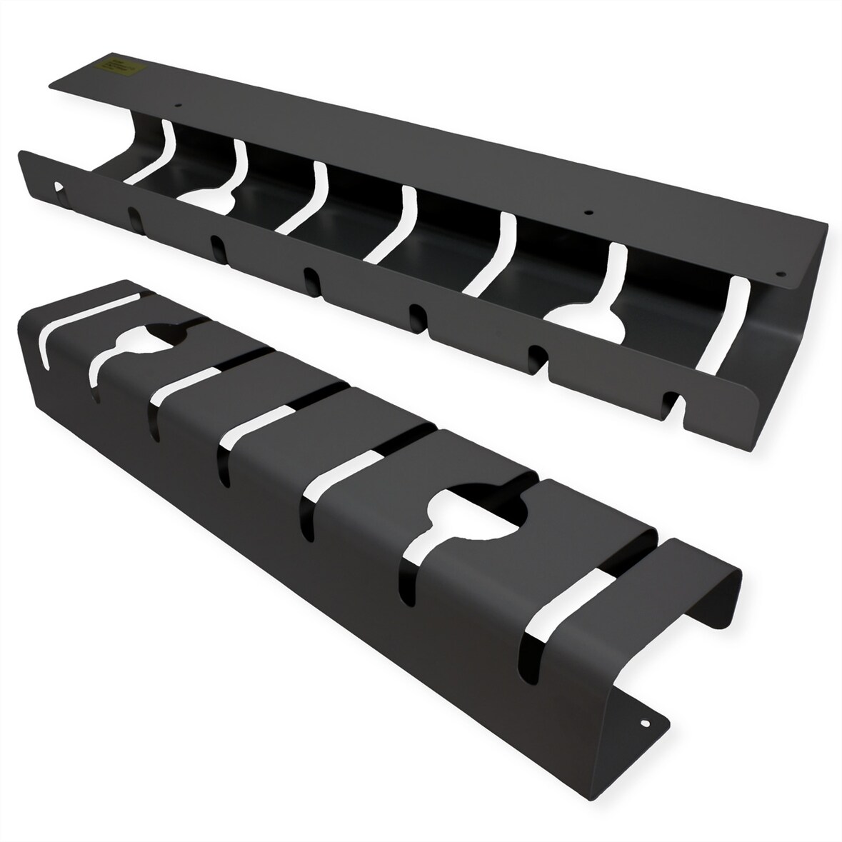 ROLINE Kabelkanal, Untertischmontage (2 Stück), schwarz