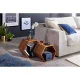 thumbnail of FineBuy Beistelltisch 2er Set VADA Satztisch Wohnzimmertisch Holz massiv Tisch