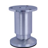 thumbnail of 8 Möbelfüße Sofafuß Möbelbeine ALUMINIUM gebürstet Höhe 35 cm 38 mm stabile Ausführung Sofa Bett