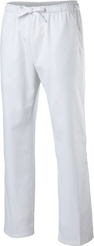 310 - Schlupf Kochhose Unisex : weiß 65% Polyester 35%Baumwolle 220 g/m² 4XL