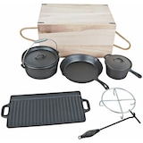 thumbnail of El Fuego Dutch Oven 7 tlg. Set Ay 466 Pfanne Schmortopf