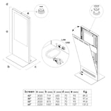 thumbnail of Exposiciónate Totem digitale intelligente con schermo Samsung da 65" DISTOTEM65ESF