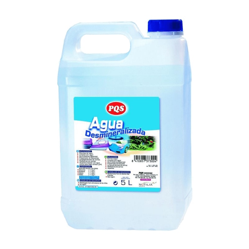 Água Pqs Água Desmineralizada 5 Lts.