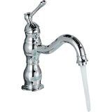 thumbnail of NALA | vintage hotel gastro chroom glanzende lage badmengkraan | retro premium RVS kraan wastafel klein | mengkraan 2 aansluitingen