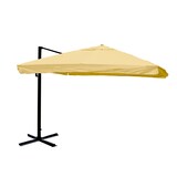 thumbnail of Gastronomie-Ampelschirm HWC-A96, Sonnenschirm, 3x4m (Ø5m) Polyester/Alu 26kg ~ Flap, creme ohne Ständer