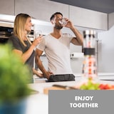 thumbnail of Glaswerk Sile Karaffe 1 Liter Borosilikatglas Fruchtspieß mit Stopper Transparent