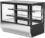 thumbnail of KLIMAITALIA Edelst.-Arbeitstisch-Snackvitrine Schiebetüren. Gehärtete Glasregale. LED. Thermo digital. T° 0°C/+18°C. Mod. DLX70