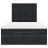 thumbnail of vidaXL Ottoman-Bett mit Matratzen & LEDs Schwarz 120x190 cm Samt