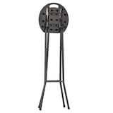 thumbnail of vidaXL Klappbare Barhocker 2 Stk. HDPE und Stahl Braun Rattanoptik