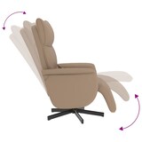 thumbnail of vidaXL Massagesessel mit Fußteil Cappuccino-Braun Kunstleder