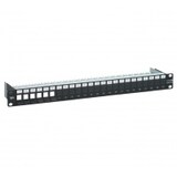 thumbnail of METZ CONNECT Modul Modulträger 19" 1HE 24 Port schwarz, leer, geschirmt