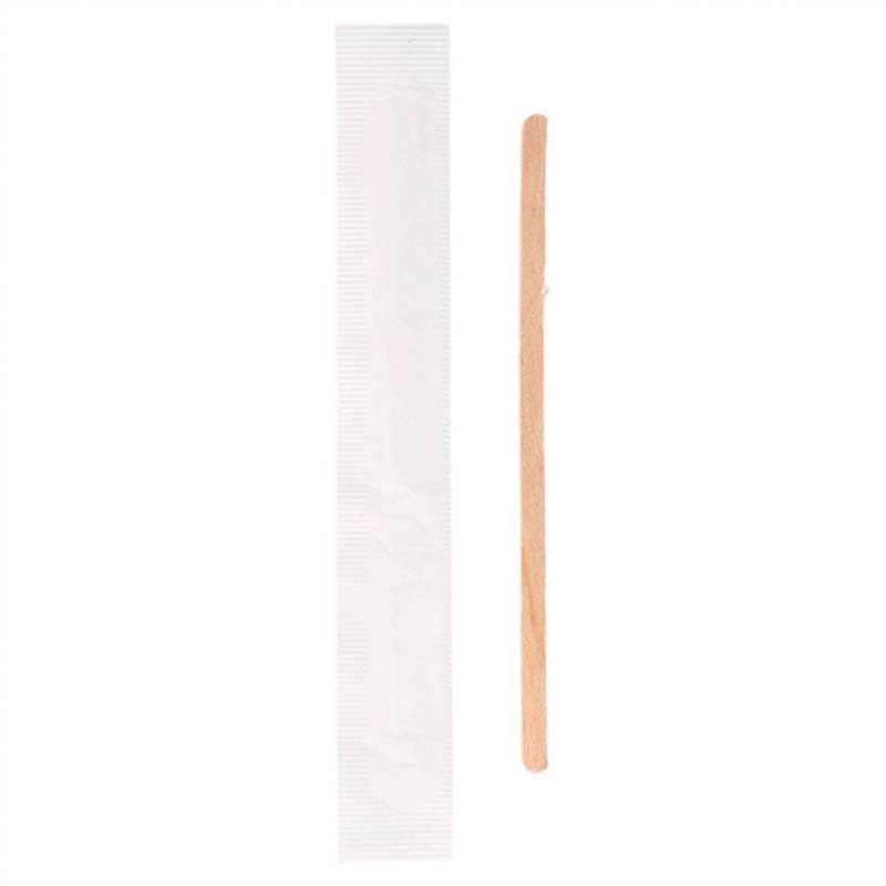 Mexedor De Café Embalados Individualmente  0,5X11X0,15 Cm Natural Madeira (1000 Unidades)