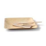 thumbnail of greenbox - Palmblatt Teller "Palmware®" 20 x 20 cm, quadratisch, 25 St.