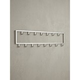 thumbnail of Wandgarderobe, Stilvoller Kleiderschrank mit 15 Haken, Handgefertigter Stahl. 80x4x20 cm | Kadima Design