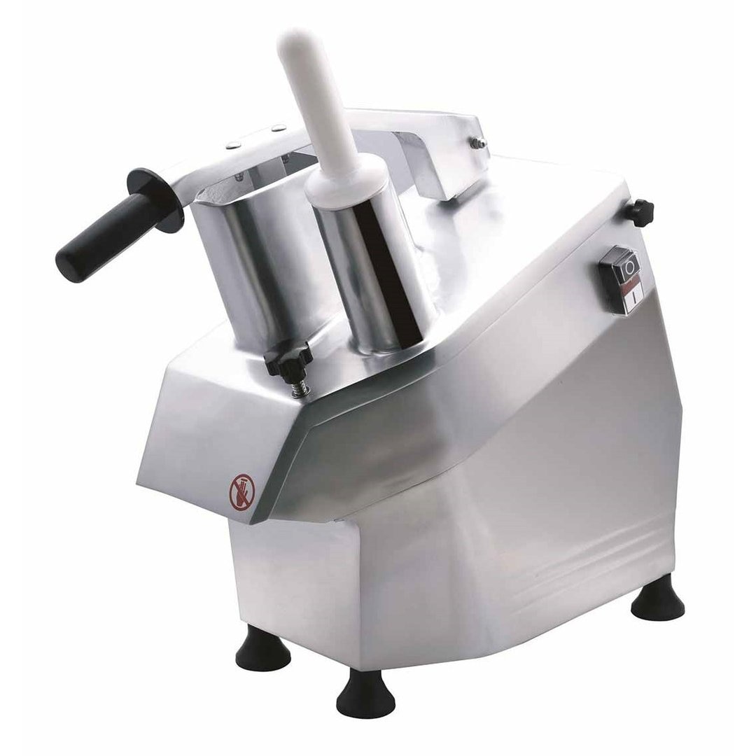 Cortador de legumes profissional, alumínio/aço inoxidável, 550W, até 300 kg/hora, com 5 lâminas, 10281 Vaiotec