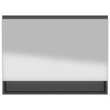 thumbnail of vidaXL Badkamerkast met spiegel 80x15x60 cm MDF antracietkleurig