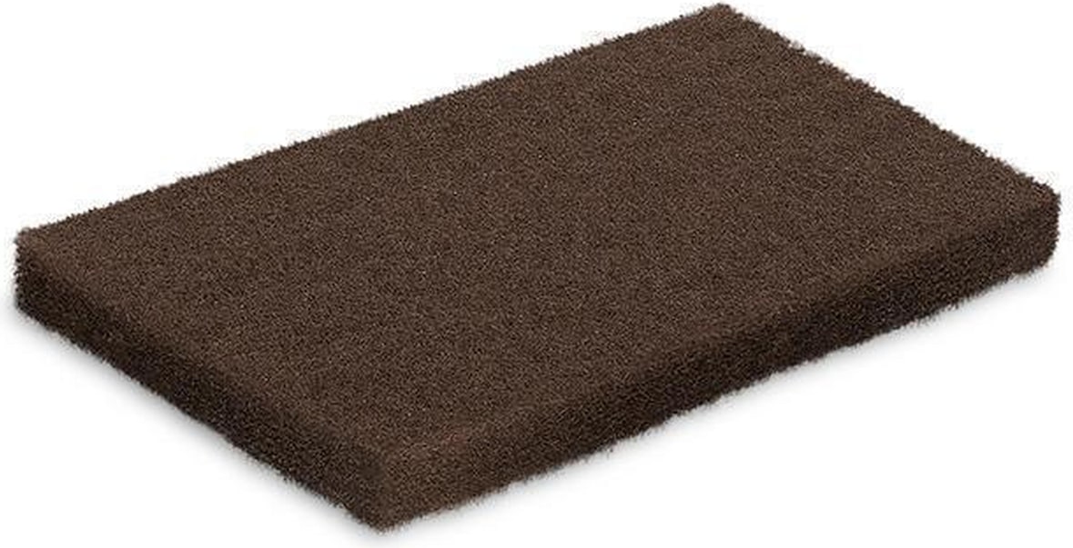 Super-Handpad Floorida - braun - 250x115mm - rechteckig - 100 Pads Grundreinigung