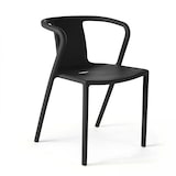 thumbnail of Lot de 4 chaises plastique noir