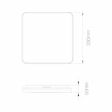 thumbnail of Plafon LED quadrado 25W CCT Switch IP54