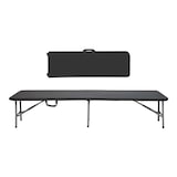 thumbnail of Conjunto Plegable Mesa con 2 Bancos de 180cm Catering Negro O91