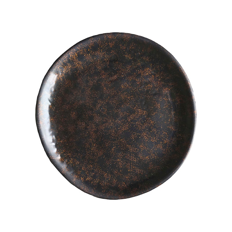 ADRIER - RPC253-ORI - (Pack de 24 unités) - Assiette ronde - 25,3 cm - Noir