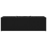 thumbnail of vidaXL Hochbeet mit 3 Fächern Schwarz 105x30x32 cm Poly Rattan