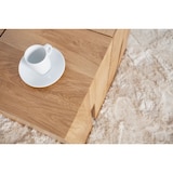 thumbnail of Licht-Erlebnisse Couchtisch ROLIA Holz Eiche massiv eckig 30x45x30cm Unikat Holzblock Hocker Ablage, II0/0/99