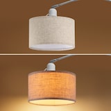 thumbnail of Bogenlampe mit Marmorfuß Leinen