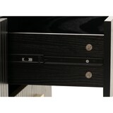 thumbnail of Kommode HWC-O39, Highboard Schrank, 6 Schubladen Melamin MDF 80x120x44cm ~ Holzoptik schwarz