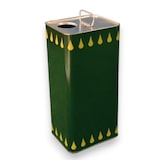 thumbnail of Lattina contenitore per olio con maniglia di trasporto in banda stagnata senza tappo - 2 lt