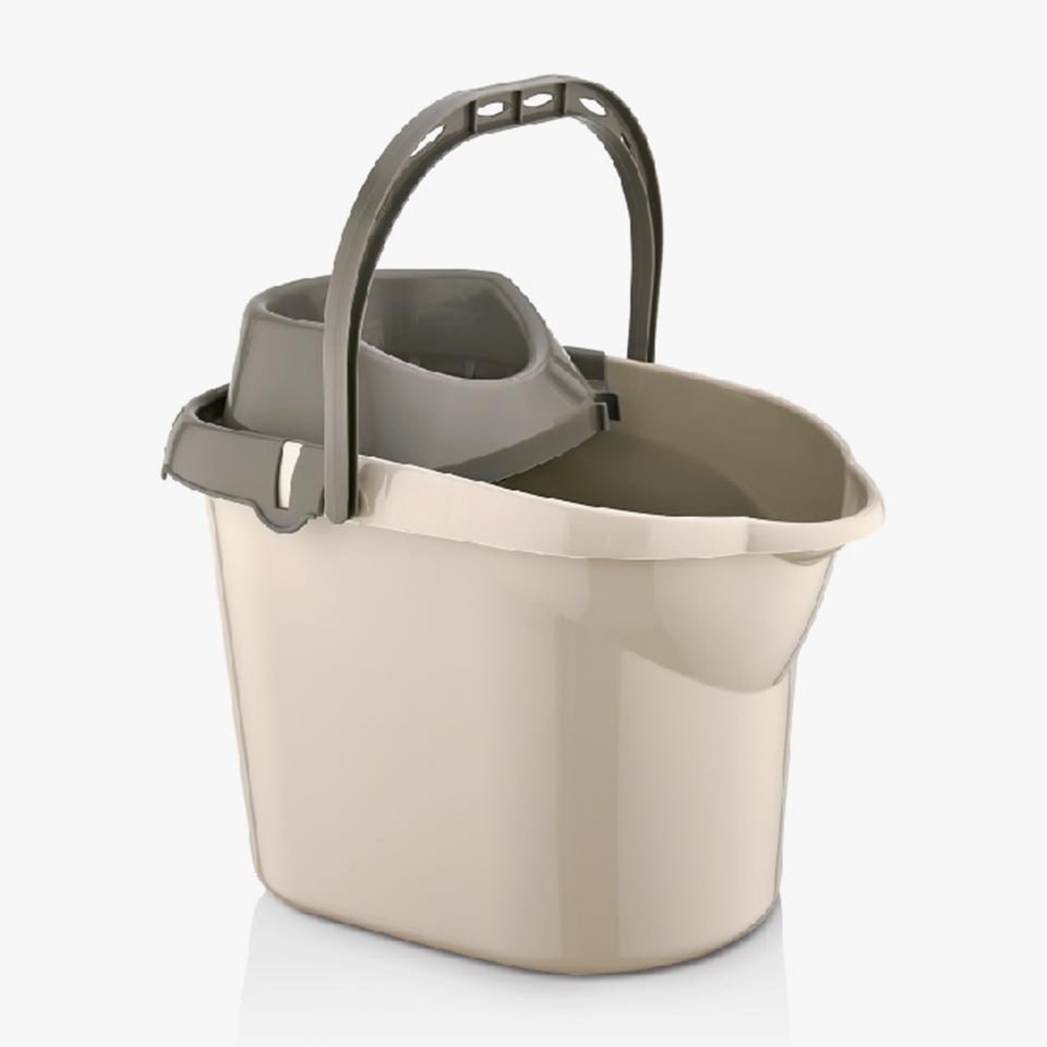 Balde para Esfregona NETTO Bege 12L