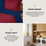 thumbnail of Schiesser Bettwäscheset Nahla - Feinbiber - 2-teilig - 135 x 200 cm - Rost-Dunkelblau