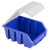 thumbnail of PROREGAL Mega Deal 40x Sichtlagerbox 2 mit Deckel | HxBxT 7,5x11,6x16cm | Polypropylen | Blau | Sichtlagerbehälter, Sichtlagerkasten, Sortierbehälter
