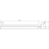 thumbnail of Siemens 5ST36740 Sammelschiene Anzahl Reihen 2 10 mm² 63 A 230 V Leiter-Typ = L, N 1 St.
