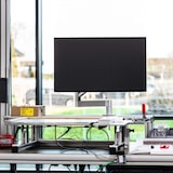thumbnail of Supporto per monitor DURABLE argento
