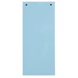 thumbnail of Exacompta - Réf. 13315B - Carton de 12 Paquets de 100 fiches intercalaires horizontales unies perforées sous film 105 x 240 mm bleu clair