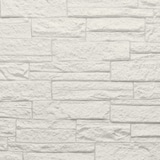 thumbnail of 3D baksteen steen effect decoratief paneel set van 12 stuks 8,6 m2 PU wandbekleding 120 x 60 x 2,5 Wit Kwartsiet