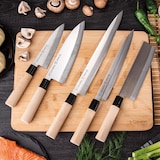 thumbnail of 3 Claveles NIPON - Cuchillo Japonés Usuba 18 cm Acero Inoxidable y Mango Madera de Arce