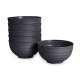 thumbnail of Plastic Forte - Juego de 6 Cuencos Classic de 540 ml Reutilizables. Ideal Fiestas. Grafito