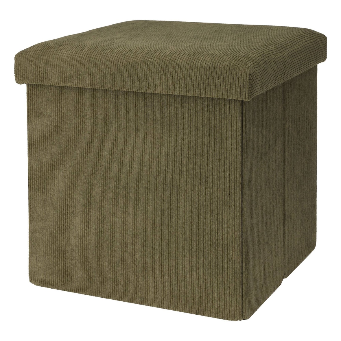 WellHome - Banco de arrumação 38x38cm verde escuro