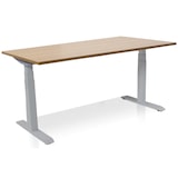 thumbnail of Zit-sta bureau elektrisch verstelbaar - MRC PRO NEN-EN 527 | 180 x 80 cm | frame aluminium – blad havanna