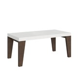 thumbnail of Tavolo allungabile 90x180/440 cm Naxy Mix piano Bianco Frassino - gambe Noce