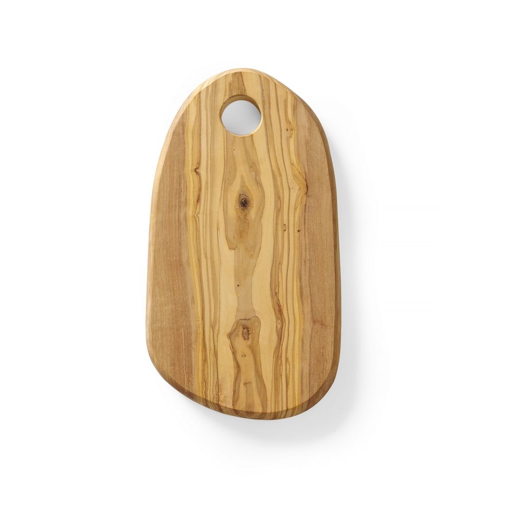 Tabla de cortar de madera de olivo Hendi con agujero