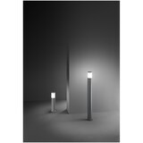thumbnail of Paletto Esterno Contemporaneo Sigaro Alluminio Grigio 1 Luce E27 Ip54 H90