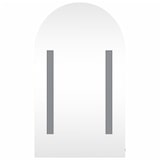 thumbnail of vidaXL Spiegelschrank mit LED-Beleuchtung Gewölbt Eichenoptik